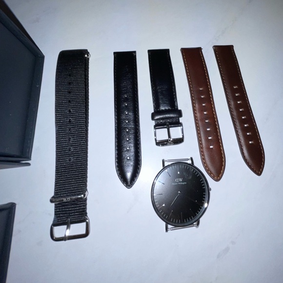 COPY - Daniel Wellington Classic Black / Silver Watch ( Gift Set ) - Picture 8 of 14